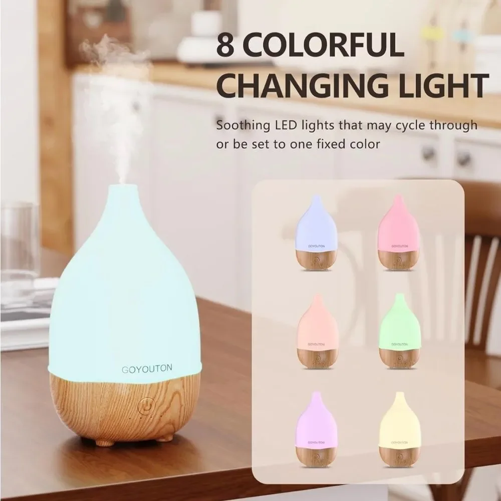 Cream and Brown Essential Oil Diffuser electronic